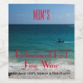 名除素晴らし去ワインお祝いイベント- ワインラベル (シングルラベル)