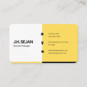 名頭が切れる刺 名刺 (裏面)