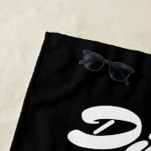 名馬の女の子 ビーチタオル (インサイチュ)