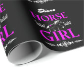 名馬の女の子 ラッピングペーパー (ロールコーナー)