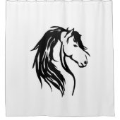名馬 シャワーカーテン (正面)