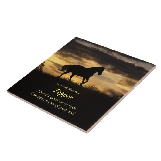 名馬 タイル (側面)