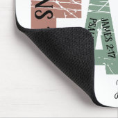 名 |かわいいカラフル聖句タイポグラフィ マウスパッド (コーナー)