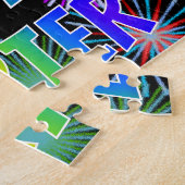 名「カーター」、おもしろい「ハッピーバースデー」 ジグソーパズル (側面)