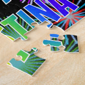 名「クリスティナ」、おもしろい「ハッピーバースデー」 ジグソーパズル (側面)