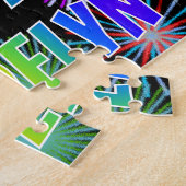 名「マデリン」、おもしろい「ハッピーバースデー」 ジグソーパズル (側面)