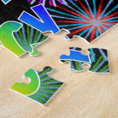 名「ルーシー」、おもしろい「ハッピーバースデー」 ジグソーパズル (側面)