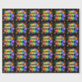 名「ADAM」、おもしろい「ハッピーバースデー」 ラッピングペーパー (フラット)