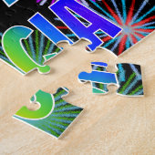 名「ALICIA」、おもしろい「ハッピーバースデー」 ジグソーパズル (側面)