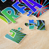 名「ANDREA」、おもしろい「ハッピーバースデー」 ジグソーパズル (側面)