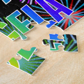 名「ANGELA」、おもしろい「ハッピーバースデー」 ジグソーパズル (側面)