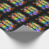 名「ANN」、おもしろい「ハッピーバースデー」 ラッピングペーパー (角)