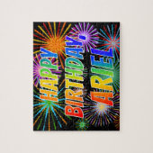 名「ARIEL」、おもしろい「ハッピーバースデー」 ジグソーパズル (縦)