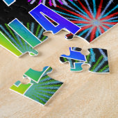 名「BELLA」、おもしろい「ハッピーバースデー」 ジグソーパズル (側面)