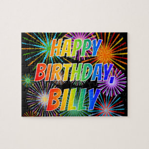 名「BILLY」、おもしろい「ハッピーバースデー」 ジグソーパズル