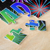 名「BRAD」、おもしろい「ハッピーバースデー」 ジグソーパズル (側面)