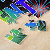 名「BRENT」、おもしろい「ハッピーバースデー」 ジグソーパズル (側面)