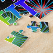 名「BRETT」、おもしろい「ハッピーバースデー」 ジグソーパズル (側面)