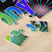 名「BRODY」、おもしろい「ハッピーバースデー」 ジグソーパズル (側面)