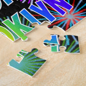 名「BROOKLYN」、おもしろい「ハッピーバースデー」 ジグソーパズル (側面)