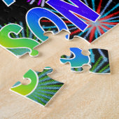 名「BRYSON」、おもしろい「ハッピーバースデー」 ジグソーパズル (側面)