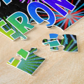 名「CAMERON」、おもしろい「ハッピーバースデー」 ジグソーパズル (側面)