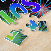 名「CARLOS」、おもしろい「ハッピーバースデー」 ジグソーパズル (側面)