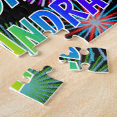 名「CASSANDRA」、おもしろい「ハッピーバースデー」 ジグソーパズル (側面)