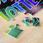 名「CHARLOTTE」、おもしろい「ハッピーバースデー」 ジグソーパズル (側面)