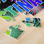 名「CHRISTINA」、おもしろい「ハッピーバースデー」 ジグソーパズル (側面)