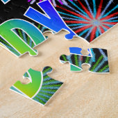 名「CODY」、おもしろい「ハッピーバースデー」 ジグソーパズル (側面)