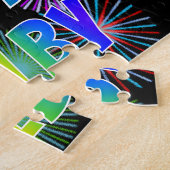 名「COLBY」、おもしろい「ハッピーバースデー」 ジグソーパズル (側面)