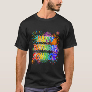 名「CONNOR」、おもしろい「ハッピーバースデー」 Tシャツ