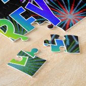 名「COREY」、おもしろい「ハッピーバースデー」 ジグソーパズル (側面)