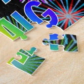 名「CRAIG」、おもしろい「ハッピーバースデー」 ジグソーパズル (側面)