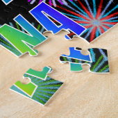 名「DANA」、おもしろい「ハッピーバースデー」 ジグソーパズル (側面)