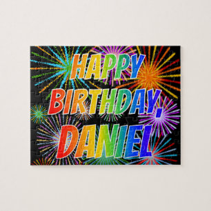 名「DANIEL」、おもしろい「ハッピーバースデー」 ジグソーパズル