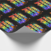 名「DENISE」、おもしろい「ハッピーバースデー」 ラッピングペーパー (角)