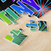 名「DESTINY」、おもしろい「ハッピーバースデー」 ジグソーパズル (側面)