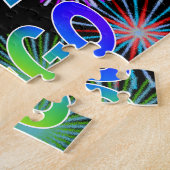 名「DIEGO」、おもしろい「ハッピーバースデー」 ジグソーパズル (側面)