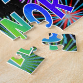 名「ELEANOR」、おもしろい「ハッピーバースデー」 ジグソーパズル (側面)