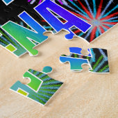 名「ELENA」、おもしろい「ハッピーバースデー」 ジグソーパズル (側面)