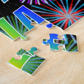 名「ELLA」、おもしろい「ハッピーバースデー」 ジグソーパズル (側面)