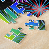 名「ELLIE」、おもしろい「ハッピーバースデー」 ジグソーパズル (側面)