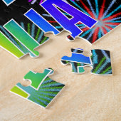 名「EMILIA」、おもしろい「ハッピーバースデー」 ジグソーパズル (側面)