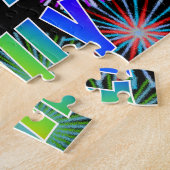 名「EMILY」、おもしろい「ハッピーバースデー」 ジグソーパズル (側面)