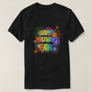 名「ERIC」、おもしろい「ハッピーバースデー」 Tシャツ