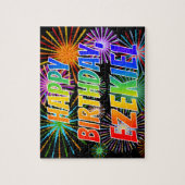 名「EZEKIEL」、おもしろい「ハッピーバースデー」 ジグソーパズル (縦)