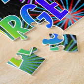 名「GEORGE」、おもしろい「ハッピーバースデー」 ジグソーパズル (側面)