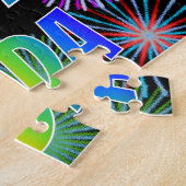 名「JADA」、おもしろい「ハッピーバースデー」 ジグソーパズル (側面)